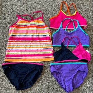 Lands End kids size 14 Baiting Suits